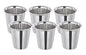 Stainless Steel Indian Traditional Tea/Coffee Glasses | Steel Glass for Kids |Steel Glass|Tea Glass|Coffee Glass |Stainless Steel Tea/Coffee Cup Set of 6