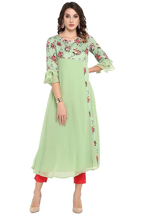 Women's Poly Crepe Kurta