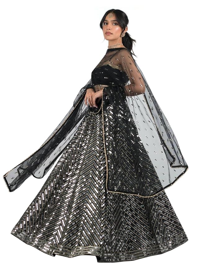 Women's Georgette Embroidery Lehenga Choli with Dupatta | Bridal Wedding Lehenga Choli for women