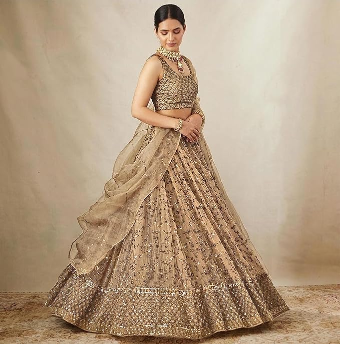Embroidery Lehenga Choli with Dupatta |Bridal Party Stylish Wedding Lehenga Choli for women